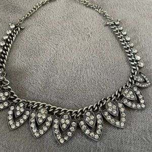 Rhinestone statement necklace